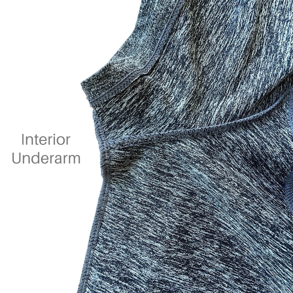 J JILL | NWOT FIT MARLED V-NECK DRESS BLACK & GRAY POCKETS | SMALL - Picture 8 of 13